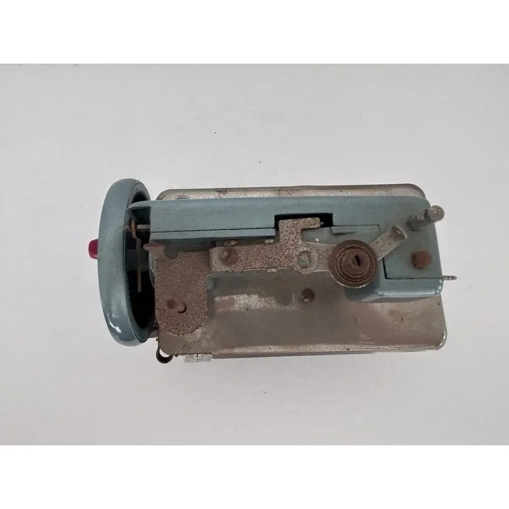 Vintage Japan Baby Brother Blue Miniature Toy Sewing Machine Company 40's Untest